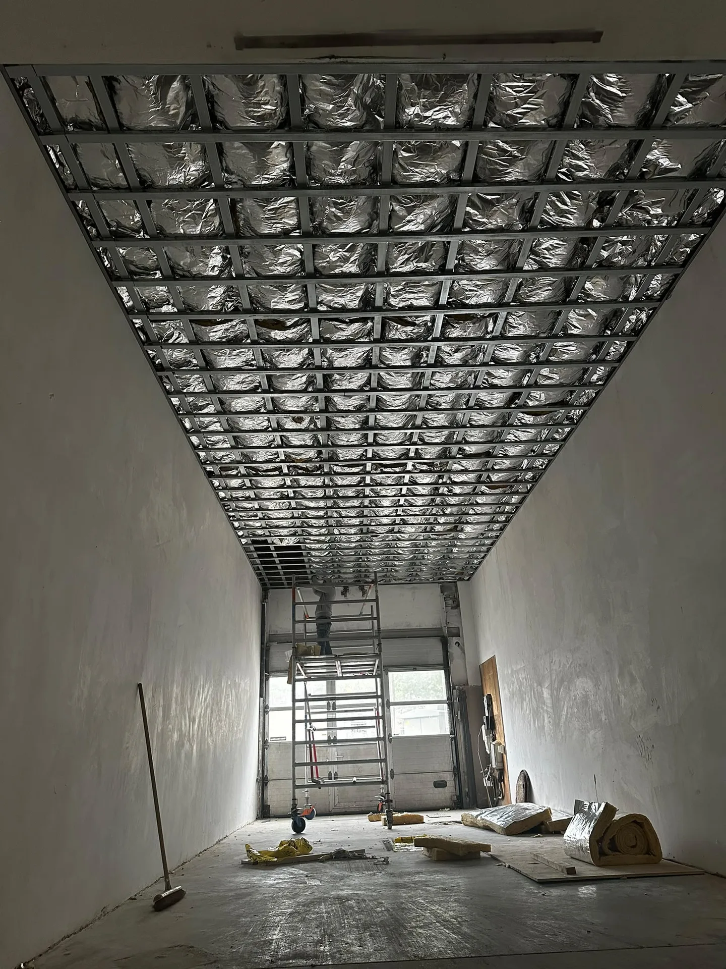 Interieur renovatie met blootgesteld plafond